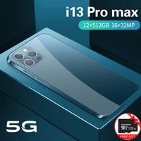 global version new i13 pro max 6 7 inch full screem 5g smartphone 12512gb rom 6800mah android 10 0 unlocked cell phone face id