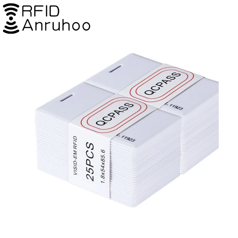 50 шт. RFID посещаемости времени Карточки контроля доступа EM/TK4100 смарт чип 1 8 мм 125
