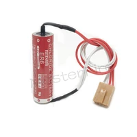 maxell er6 3 6v 2000mah lithium battery plc batteries with brown plug connector made in japan
