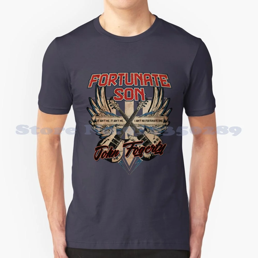 

Модная Винтажная футболка с принтом John Fogerty Fortunate Son