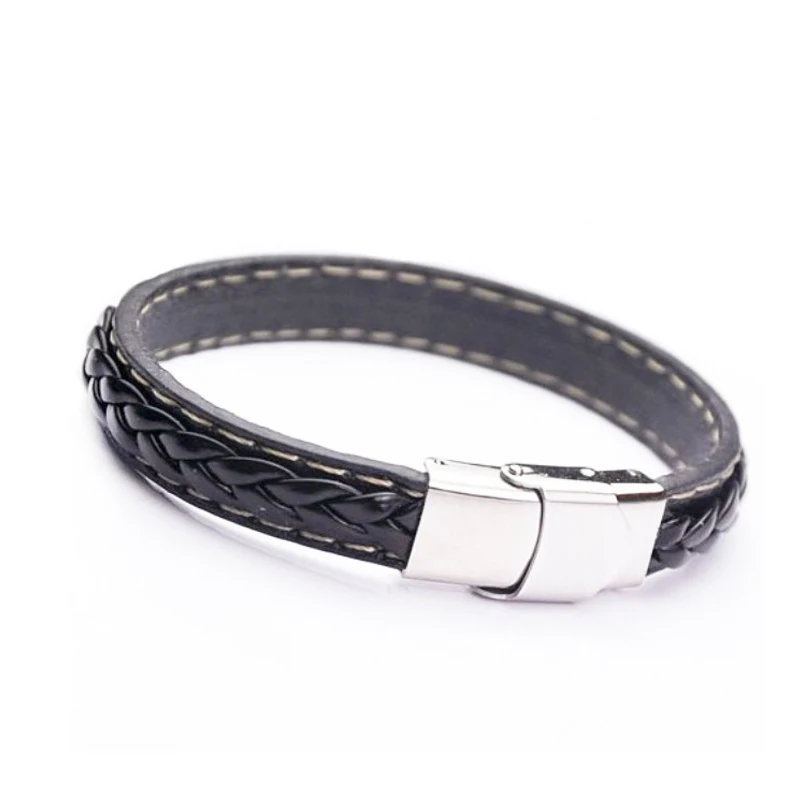 Новые модные браслеты из натуральной кожи очаровательные с пряжкой винтажные