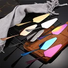 Нож-лопатка для золотого торта, ножи-разделители для пиццы, сыра, торта, ножи для выпечки, нержавеющая сталь 304, сервер для тортов с зубчатыми краями