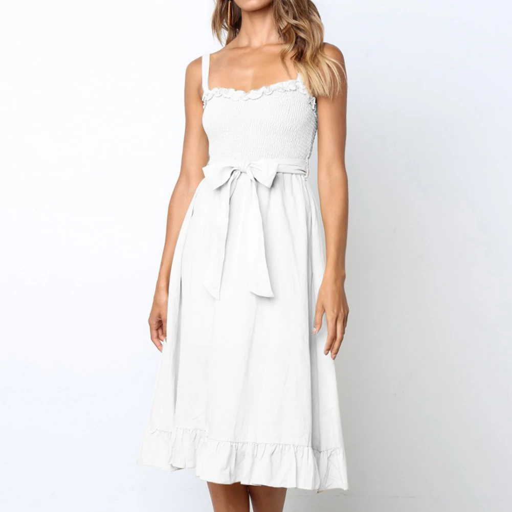 Женское сексуальное платье без рукавов с открытыми плечами однотонное длинное