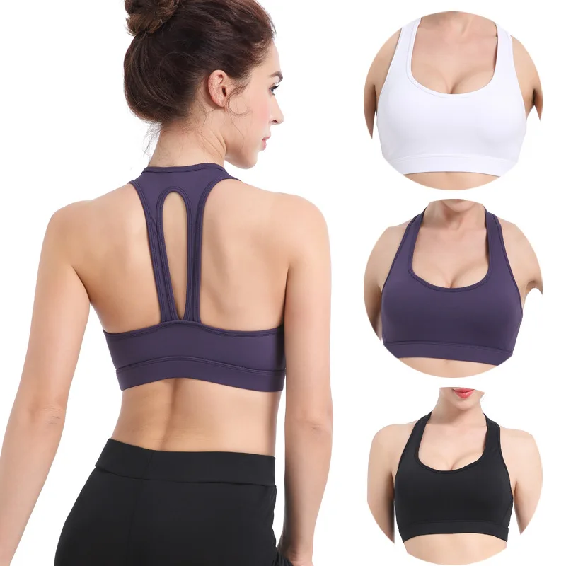 Yoga Fitness Sports Underwear High-Strength Shock-Proof Support Gathered Anti-Sagging Quick-Drying Bra