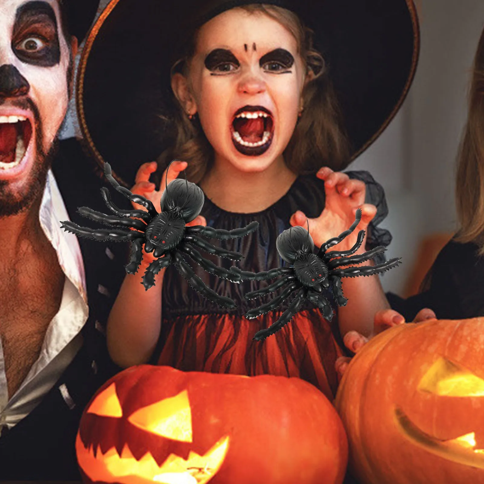 Забавные игрушки имитация паука модель образовательные фигурки насекомые