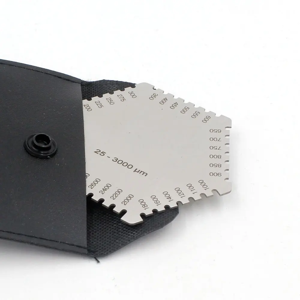 25 2000 квадратная влажная пленка расческа алюминиевая мембранная толщиномер 3000um