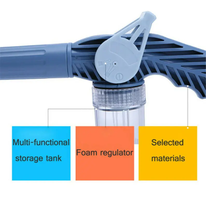 Многофункциональная насадка 8 в 1 для садового шланга Диспенсер водяного мыла