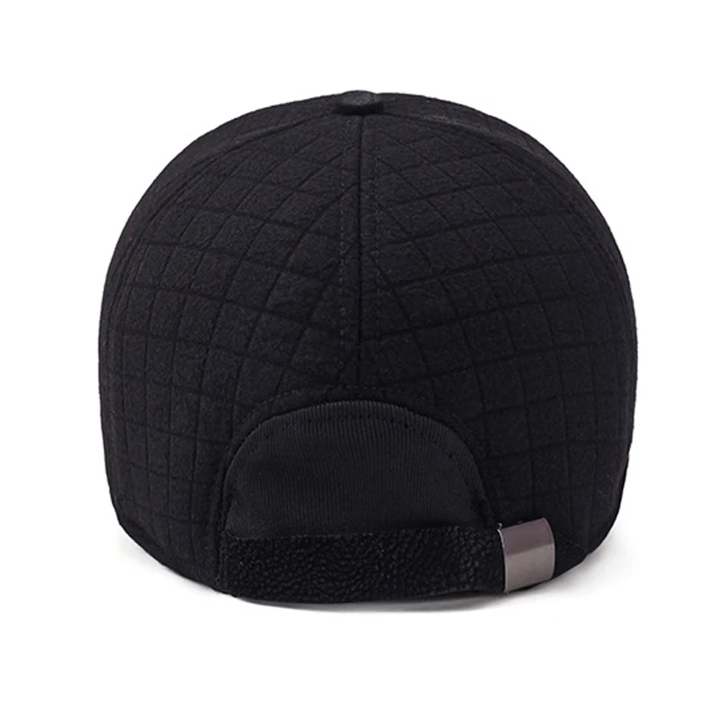 Фото Winter Baseball Cap Adjustable Ear Protection Thicken Letter Solid Color Warm Comfortable Peaked Caps Winter Baseball Cap Adjustable Ear Protection Thicken Letter Solid Color Warm Comfortable Peaked Caps