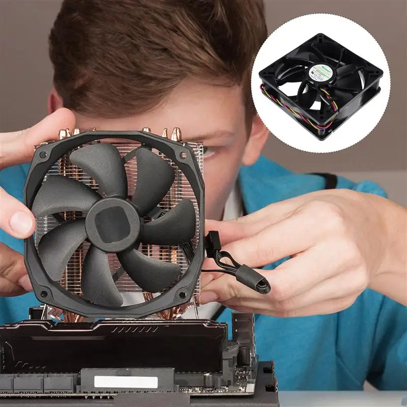 

12V 1.85A Computer Cooling Fan PWM Mining Machine Professional Server Radiator