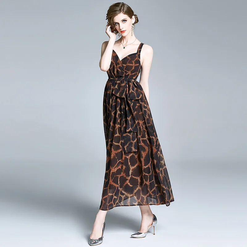 Женское элегантное пляжное платье для отпуска с V образным вырезом красивое