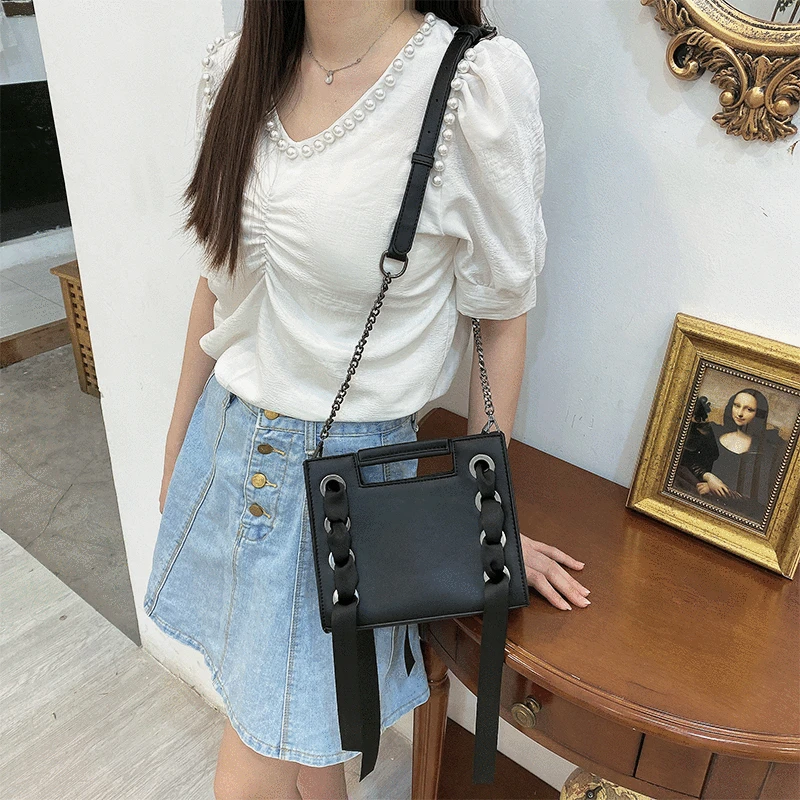 

Fashion Design Women Crossbody Bag Elegant PU Leather Ladies Underarm Shoulder Bags Simple Solid Color Female Purse Handbags