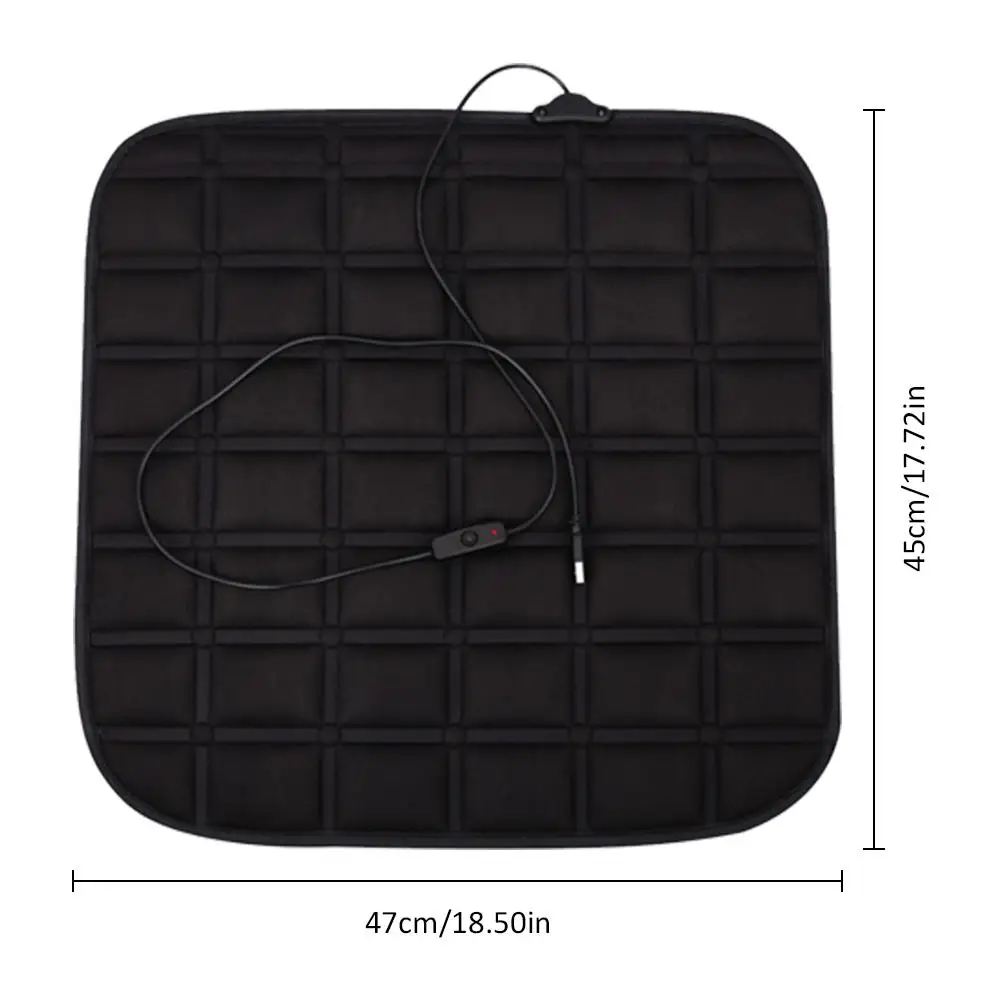 Автомобильная подушка с подогревом зимний автомобильный коврик универсальная