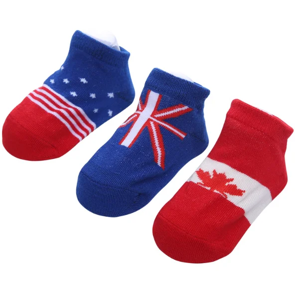 Новые хлопковые нескользящие тонкие детские носки с короткими рукавами