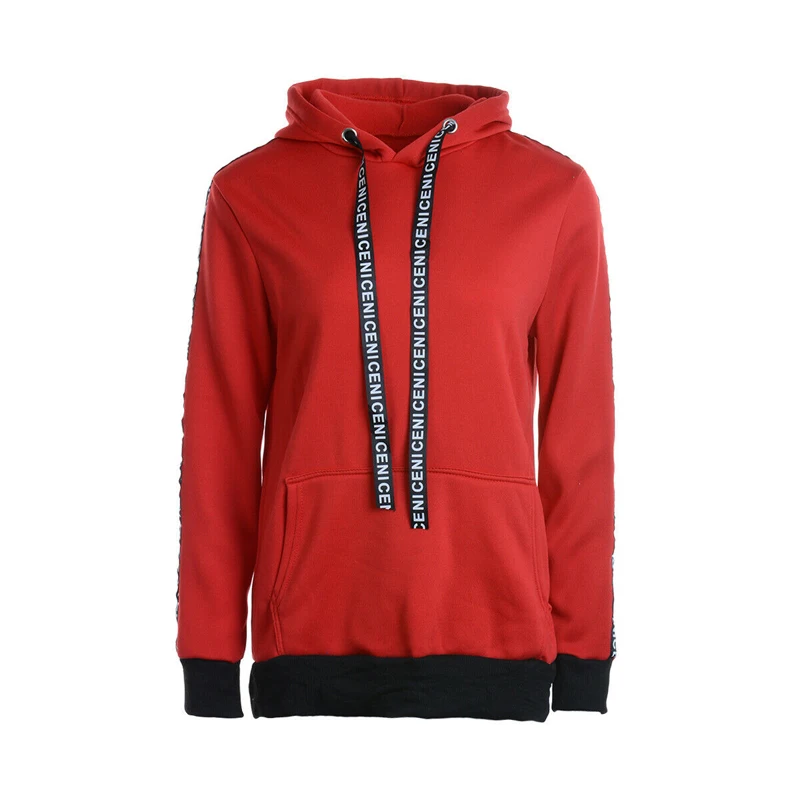 

S-XXXL Fashion Women Autumn Winter Top Long Sleeve Sweatshirt Casual Ladies Hooded Hoodies Pullover Outwear Streetwear