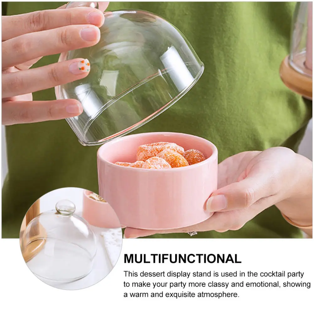 

1 Set Ceramic Cake Bowls Pudding Cups Dessert Dishes for Hotel Display