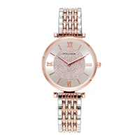 2021 gypsophila women watches fashion casual rose gold dial stainless steel band ladies quartz wrist watch female clock