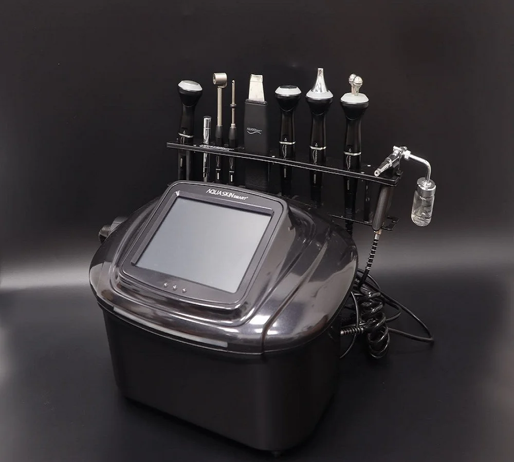 Коллагеновая стимуляция кожи 9 в 1 портативный аппарат для лечения и глубокой очистки лица|Эпиляторы| |