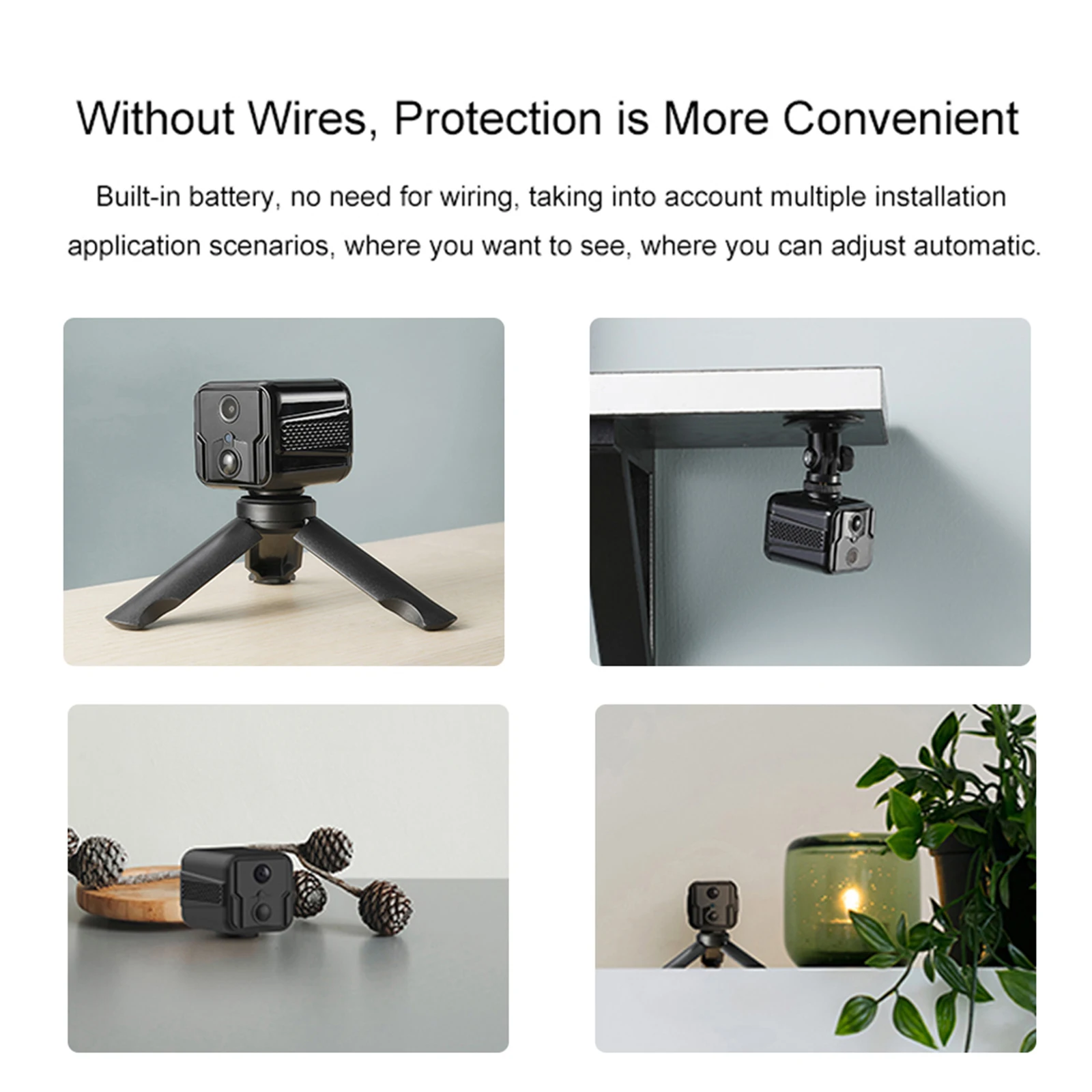 Продажа Миниатюрная Водонепроницаемая экшн-видеокамера 1080P с ночным видением и Wi-Fi