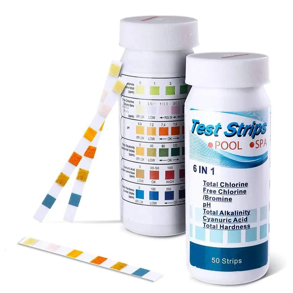 

Swimming Pool 6 IN 1 PH Test strips Pool Spa Spa Easy And Fast Detection Of PH 100PCS Pool Accessories zwembad