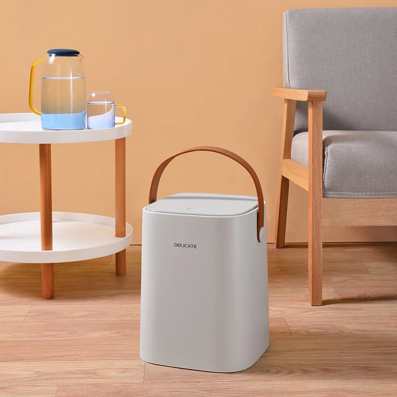 Nordic Style Kitchen Trash Can Household Office Mini Plastic High Quality Waste Bin Cute Bathroom Cubo Basura Garbage Cans EBTC | Дом и сад