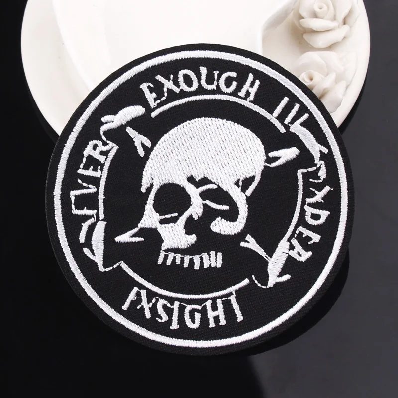 Нашивка Prajna в стиле панк байкерские термоклейкие нашивки для одежды вышитые на