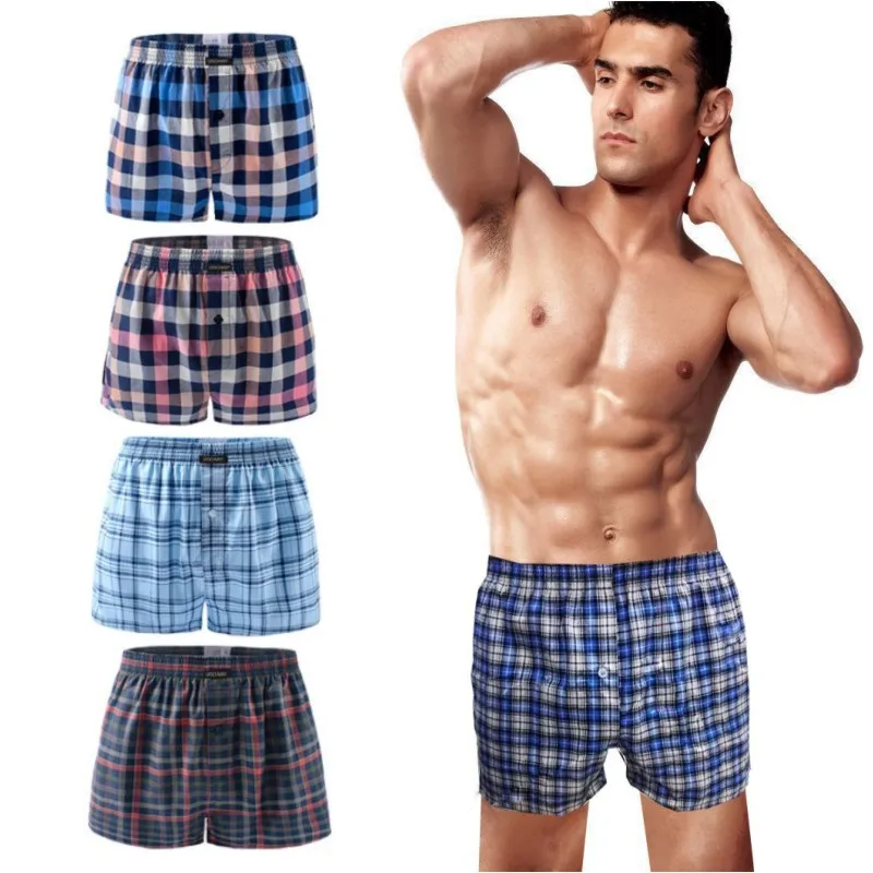Трусы-боксеры мужские хлопковые 35 цветов 4 шт./лот | Мужская одежда