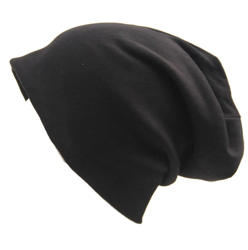 Одноцветная шапка унисекс для мужчин и женщин Skullies Beanies Вязаная хлопковая