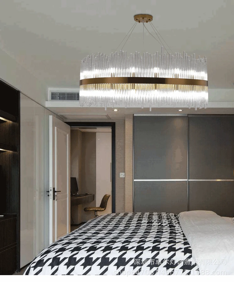 

Скандинавская креативная хрустальная люстра, дизайнерский светильник для столовой, гостиной, спальни, роскошные лампы