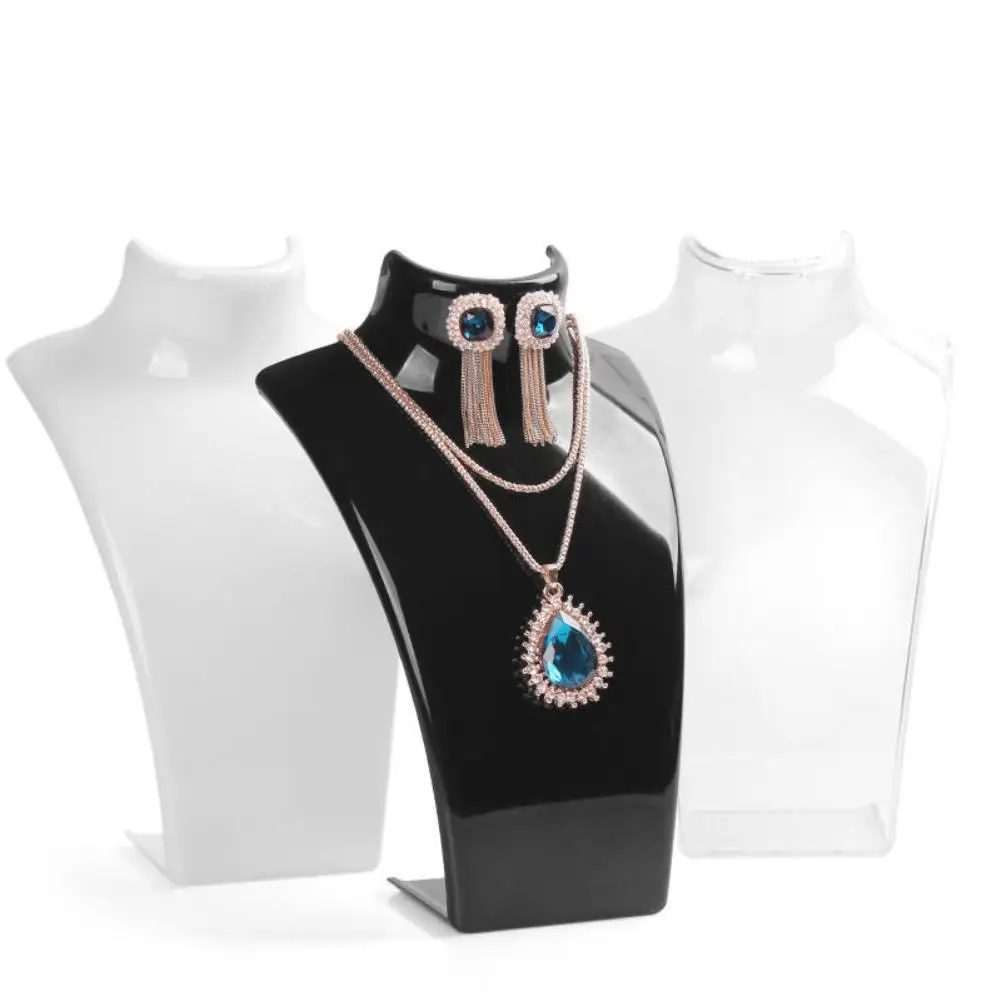 

Necklaces Organizer Jewelry Pendant Display Stand Holder Show Decorate Retail Premium Necklace Earrings Display Model Showcase