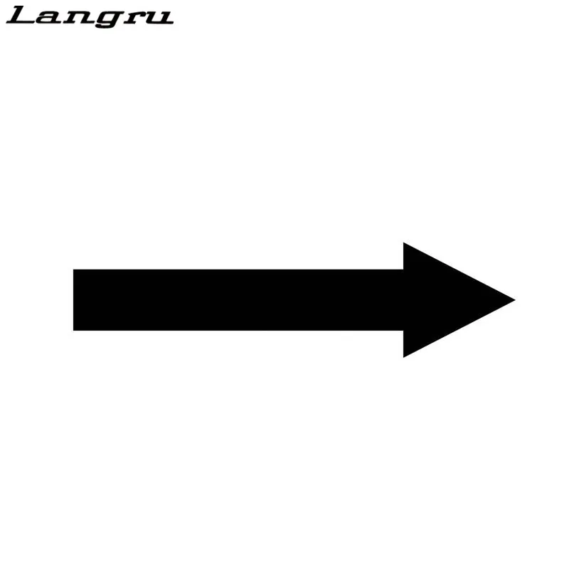 Виниловая наклейка Langru Arrow для деловых дверей водонепроницаемая автомобильная