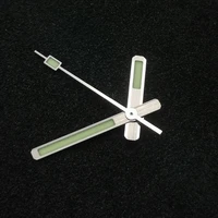 watch part 62mas stainless steelgolden watch hand c3 green luminous suitable for nh3536 automatic movement