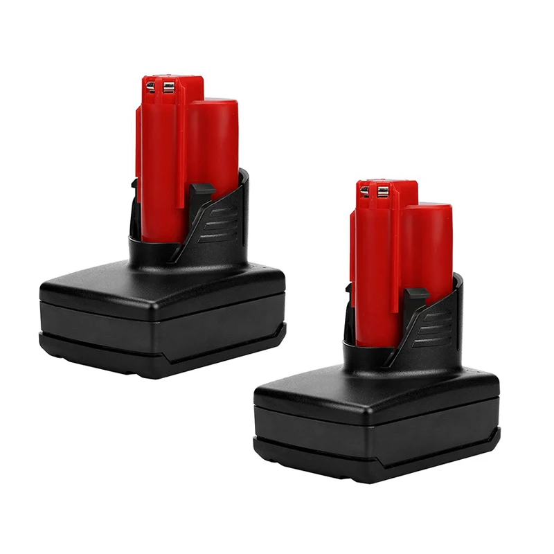 

NEW 12V 12.8Ah Rechargeable 12800mAh Battery for Milwaukee M12 XC Cordless Tools 3000mAh 12 v batteries 48-11-2401 MIL-12A-LI