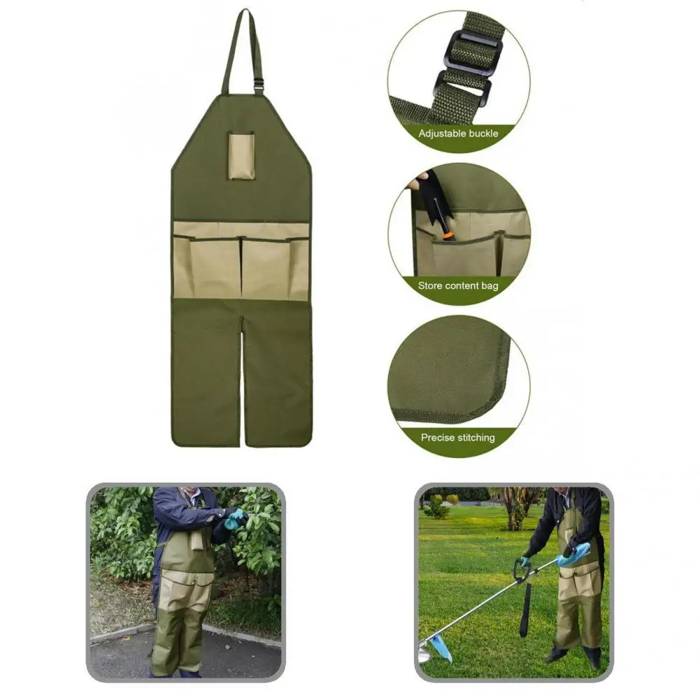 

Хороший садовый фартук, многофункциональный, из Оксфордской ткани 600D, садовый фартук без рукавов с несколькими карманами, садовый фартук