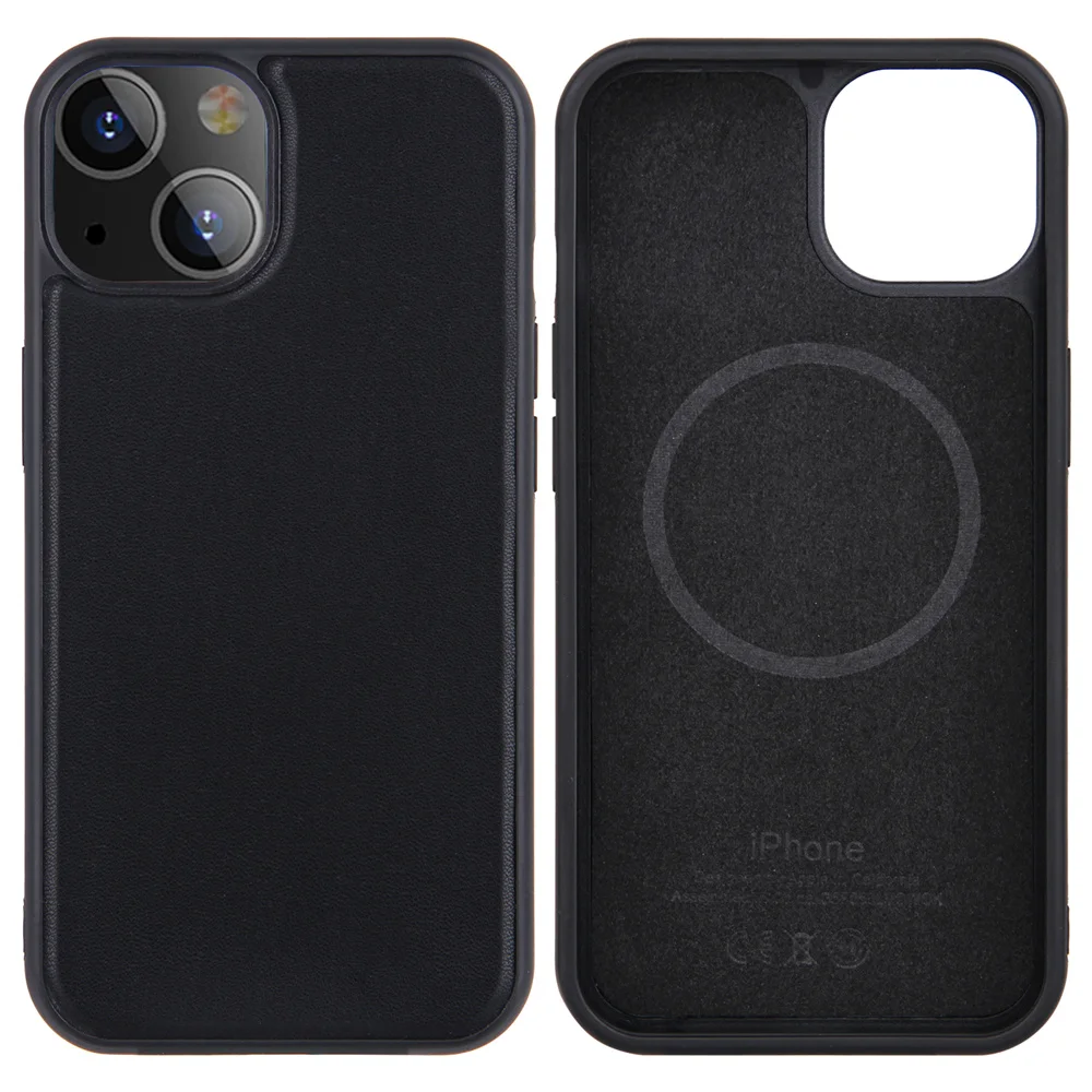 

For iPhone 13 Pro Max Magsafe Cover leather Magnetic Flex Silicon Back Cover for iPhone 13 mini Case Bumper