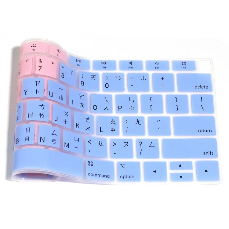 HRH Тайваньская Китайская силиконовая русская клавиатура, кожный чехол для MacBook Air 1", новинка, A1932, с сенсорным ID, отпечатком пальца