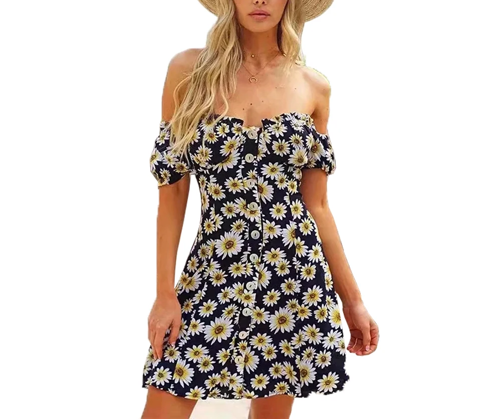 Новинка сексуальный сарафан с квадратным воротником Пляжная уличная одежда