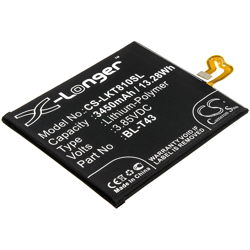 

Cameron Sino Battery For LG G810,G8S ThinQ,G8S ThinQ Global,LMG810EA,LMG810EAW,LM-G810EAW