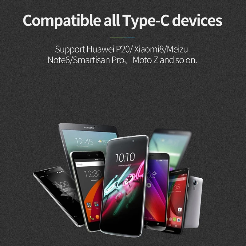 Кабель-адаптер для наушников с Type-C на 3 5 мм usb 1 разъемом папа AUX аудиоразъем Samsung