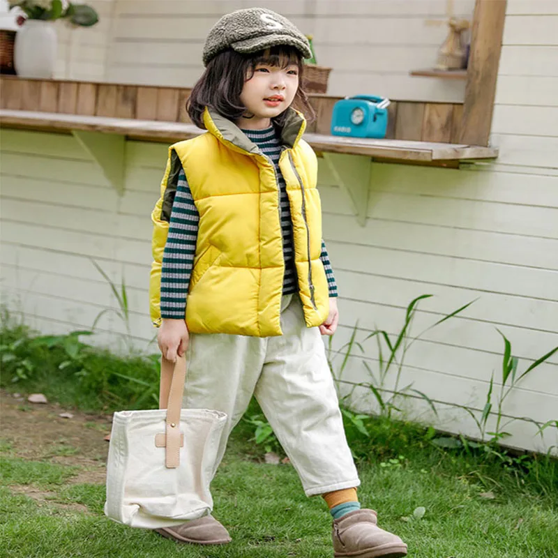 Жилет детский хлопковый осенне-зимний От 3 до 8 лет | Детская одежда и обувь