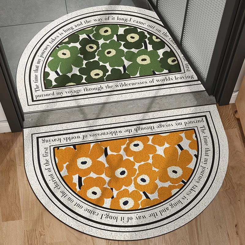 Полукруглые дверные коврики из ПВХ износостойкий водонепроницаемый