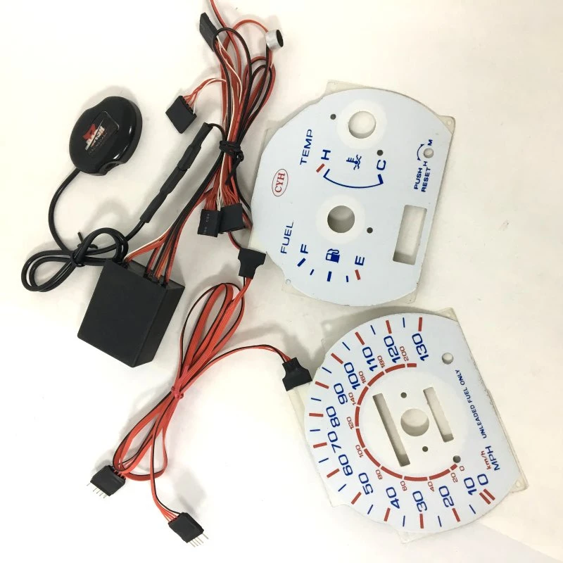 DASH EL Glow Gage for Nissan Sentra 91-92 non-tacho MPH version 2-stage reverse glow