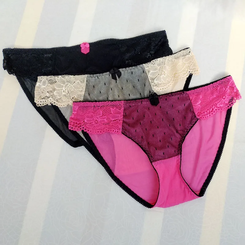 Lace briefs See Through Panties for Sissy Sexy Lingerie Gay Male brief Underwear Slim Low rise Bikini Underpants |