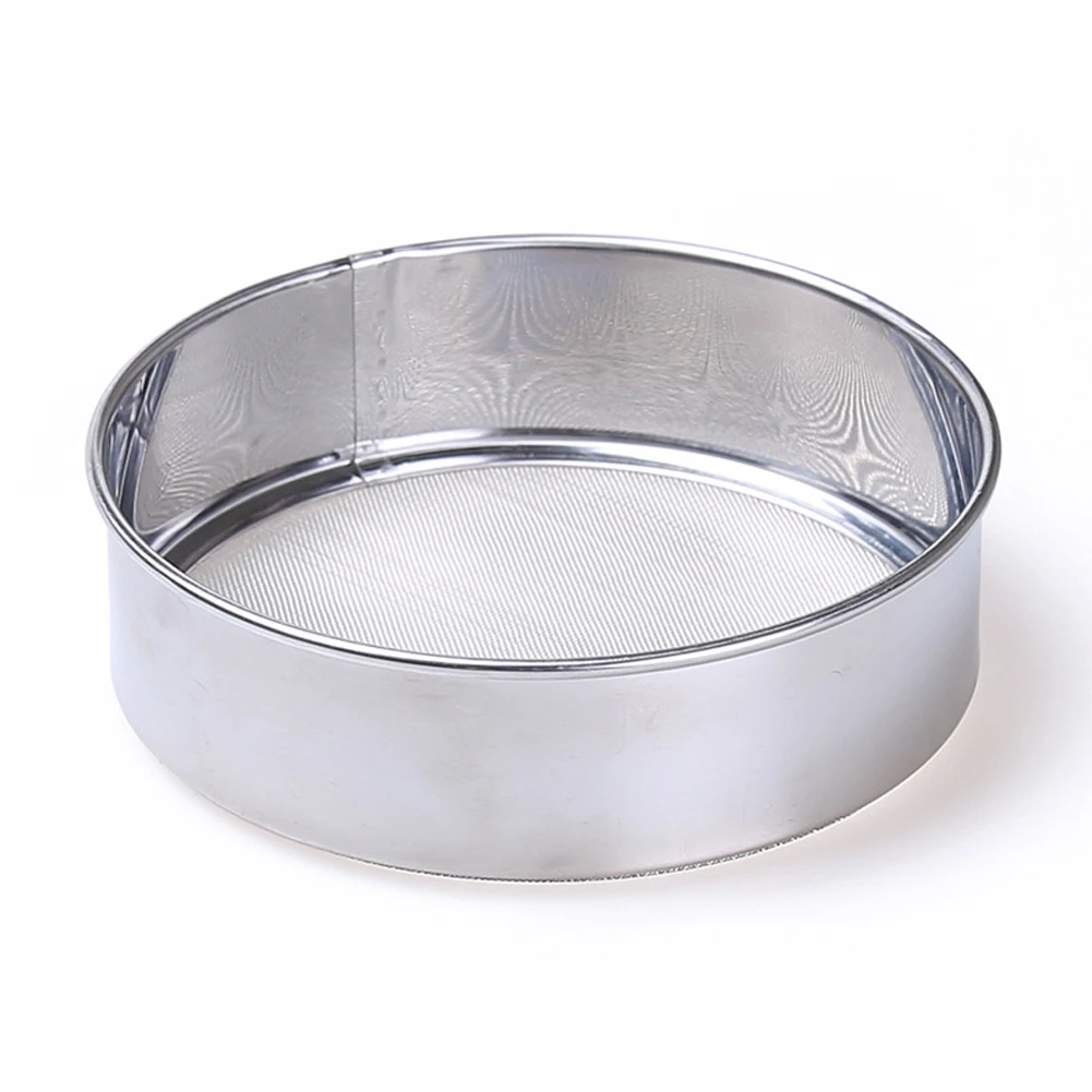 

Kitchen Fine Mesh Flour Sifter Professional Round Stainless Steel Flour Sieve Strainer Sifters Best for Kitchen Baking Tea