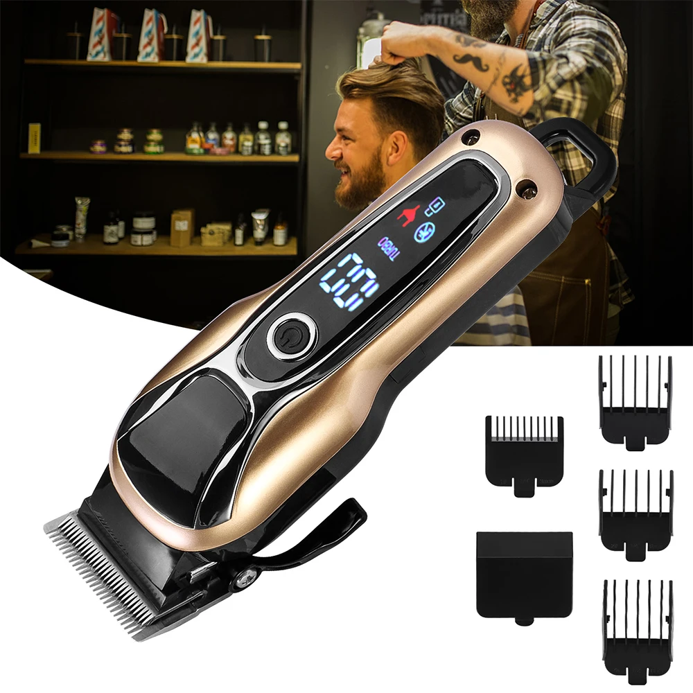 

Multifunction Electric Hair Clipper Professional Digital Hair Trimmer Beard Shaver Clipper Cutting Machine Hair Trimmer KM-1990
