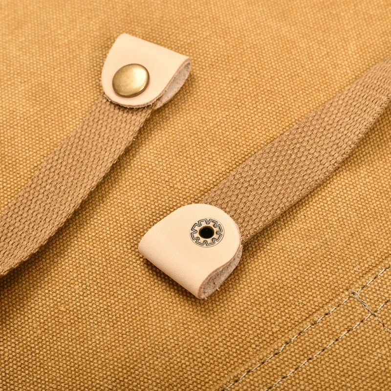 

Unisex Chef Apron with Multi Pockets Adjustable Straps Cross Back Canvas Denim Bib Apron for Kitchen Cooking Grilling 72XF