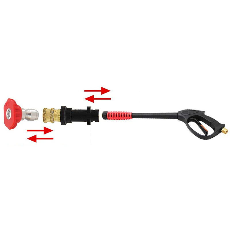 Мойка высокого давления 1/4 ''быстрый соединитель форсунки для Karcher K2 K3 K4 K5 K6