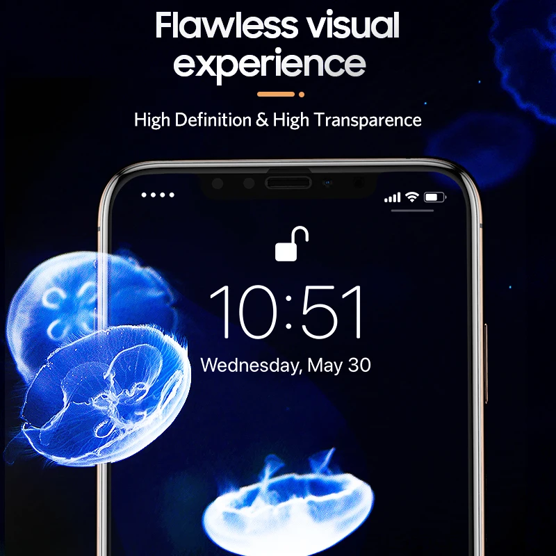 Защитное 3d стекло Benks VPRO закаленное с закругленными краями 0 3 мм для IPhone 11 Pro Max XR