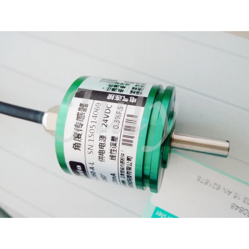 

0-360 ° бесконтактный датчик смещения угла с длительным сроком службы 0-10VDC P3036-C-360-V2-L, 0-360 ° полный круг тест