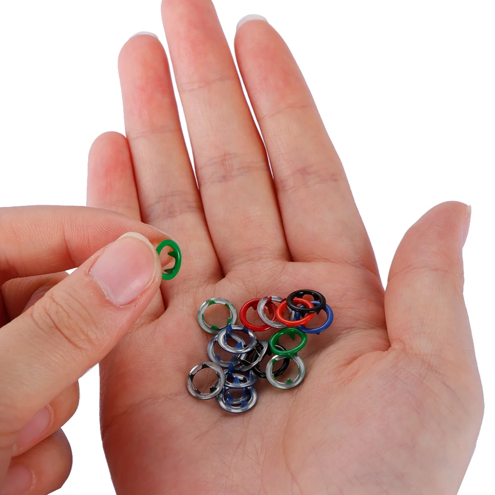 10 компл. (40 шт) круглая металлическая звезда Кнопка защелкивающаяся