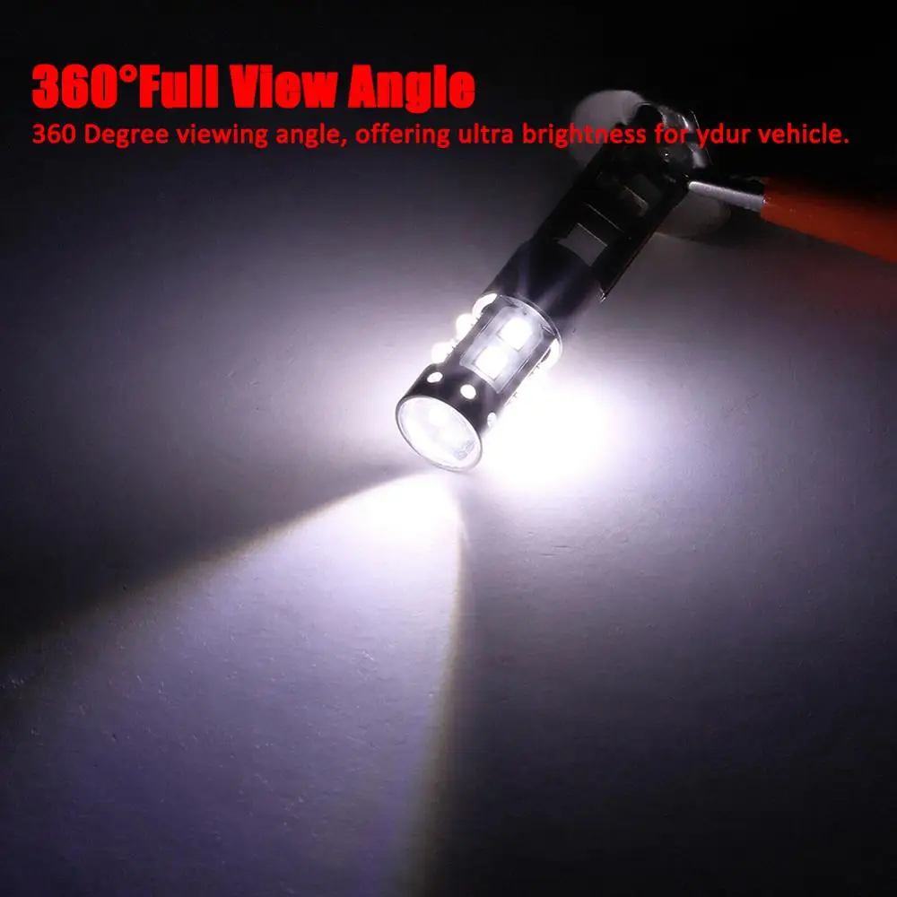 

2pcs H1 Lamps Fog Light 100W LED 20-SMD Projector Fog Driving DRL Light Bulb 6000K